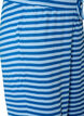 Stribede natbukser med h&oslash;j talje og brede ben, Bl&aring;, Packshot image number 2