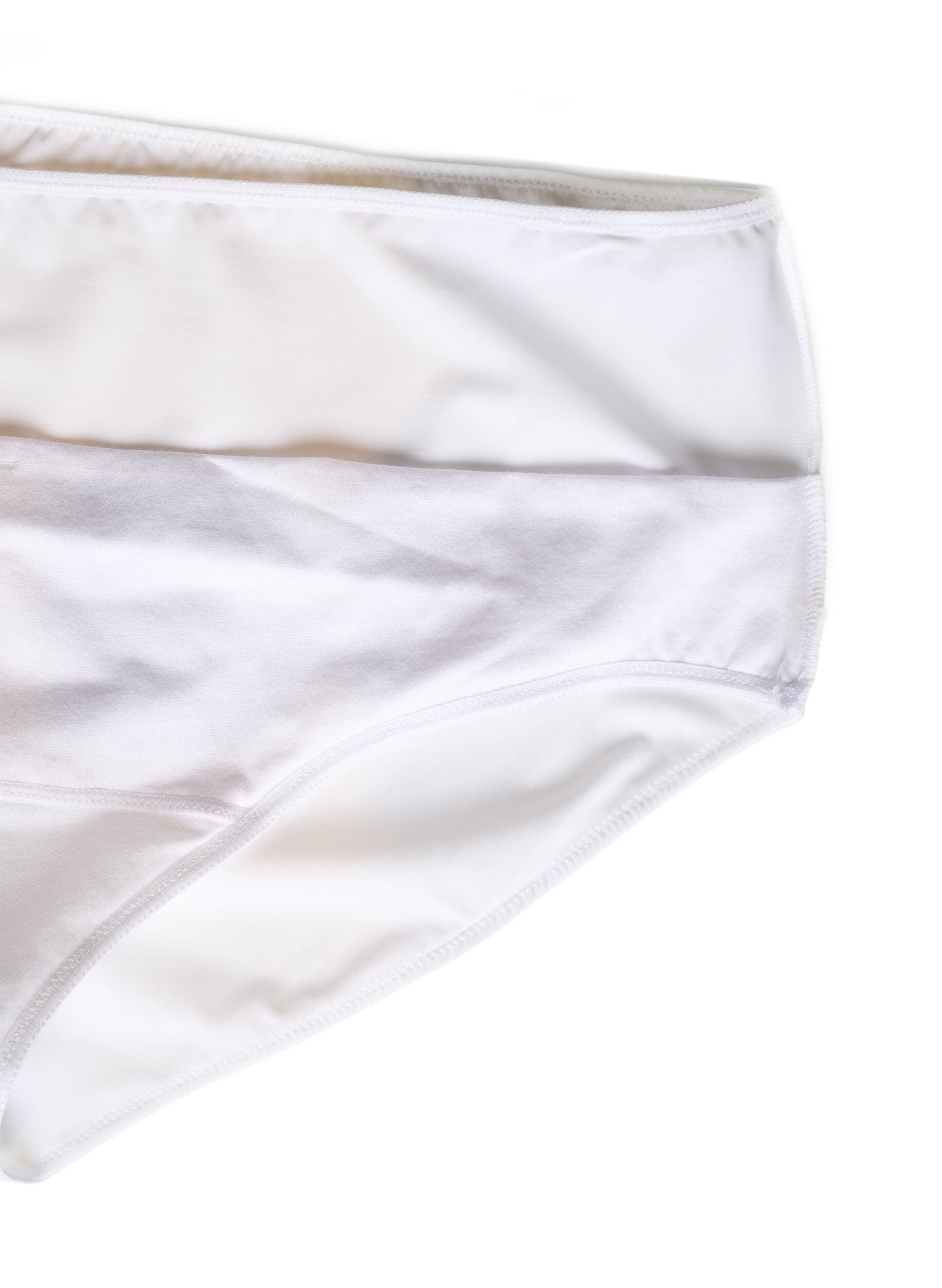 ZizziMicrofiber trusse med indvendig lomme, Hvid, Packshot image number 3