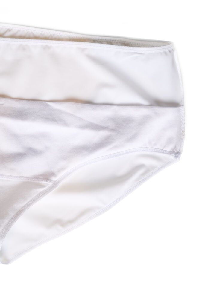 Microfiber trusse med indvendig lomme, Hvid, Packshot image number 3