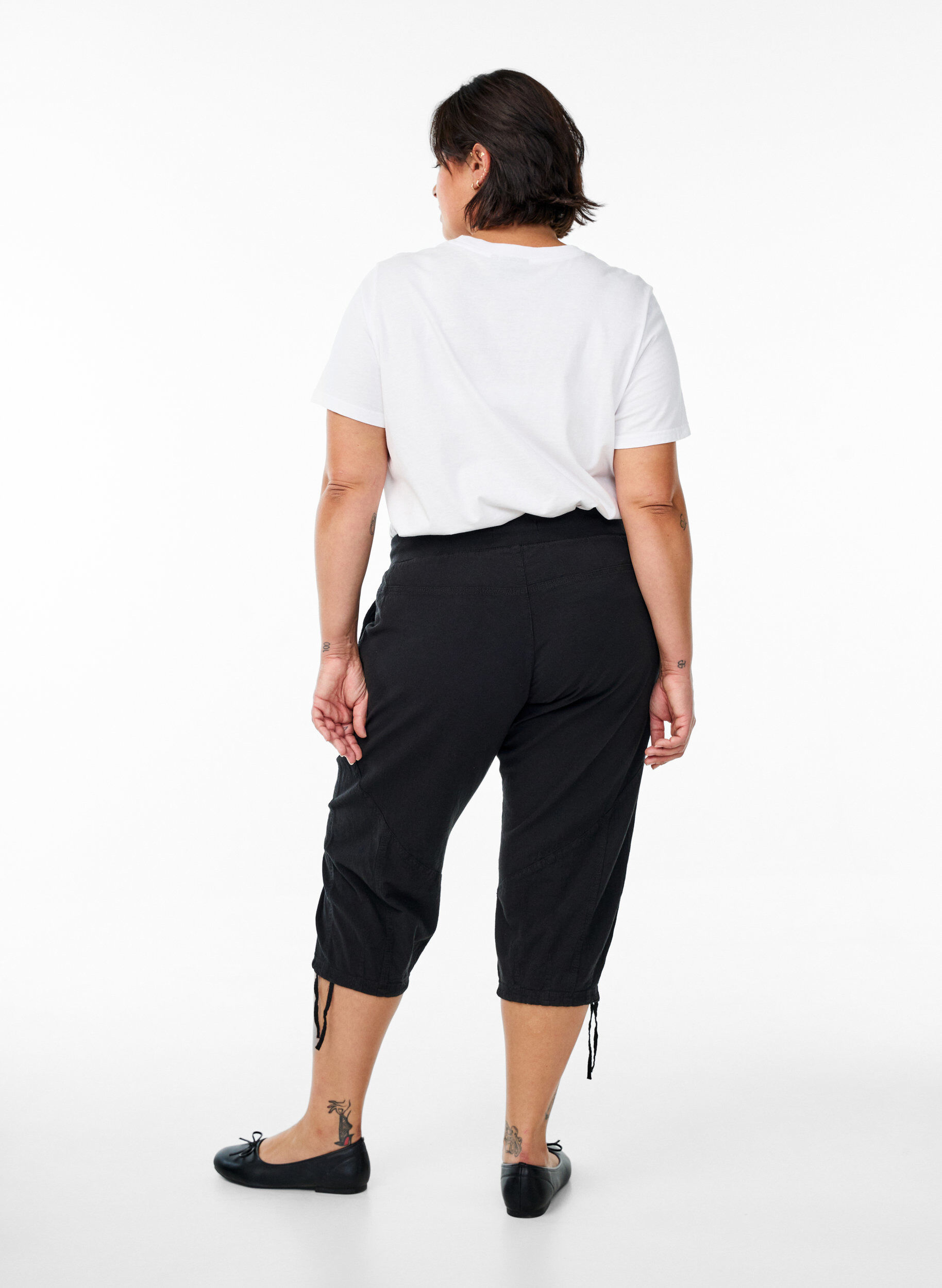 ZizziKnickers i bomuld, Sort, Model image number 1