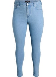 Amy jeans med h&oslash;j talje og super slim fit, Bl&aring;