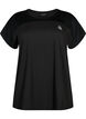 Trænings t-shirt med rund hals, Black, Packshot image number 0