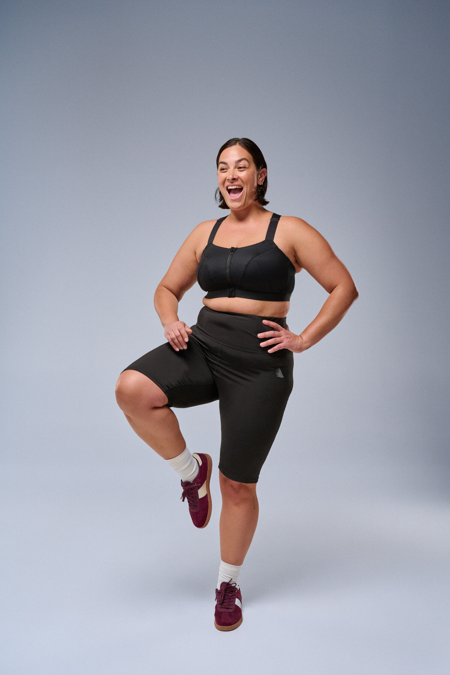 Zizzi Sports-bh med h&oslash;j st&oslash;tte, , Model