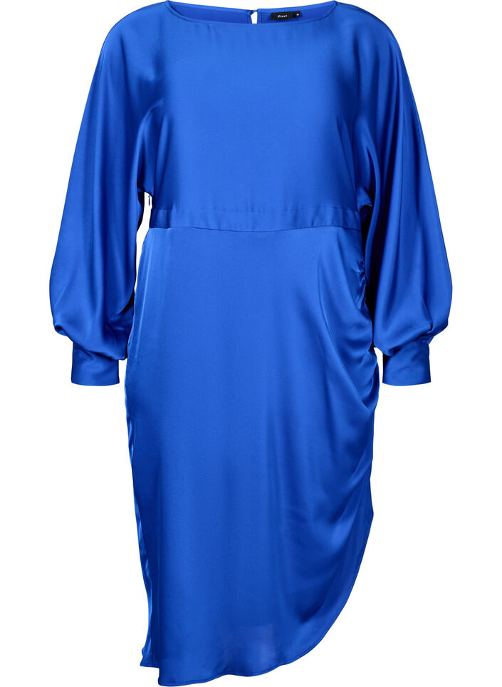 Satinkjole med ballonærmer, Surf the web, Packshot image number 0