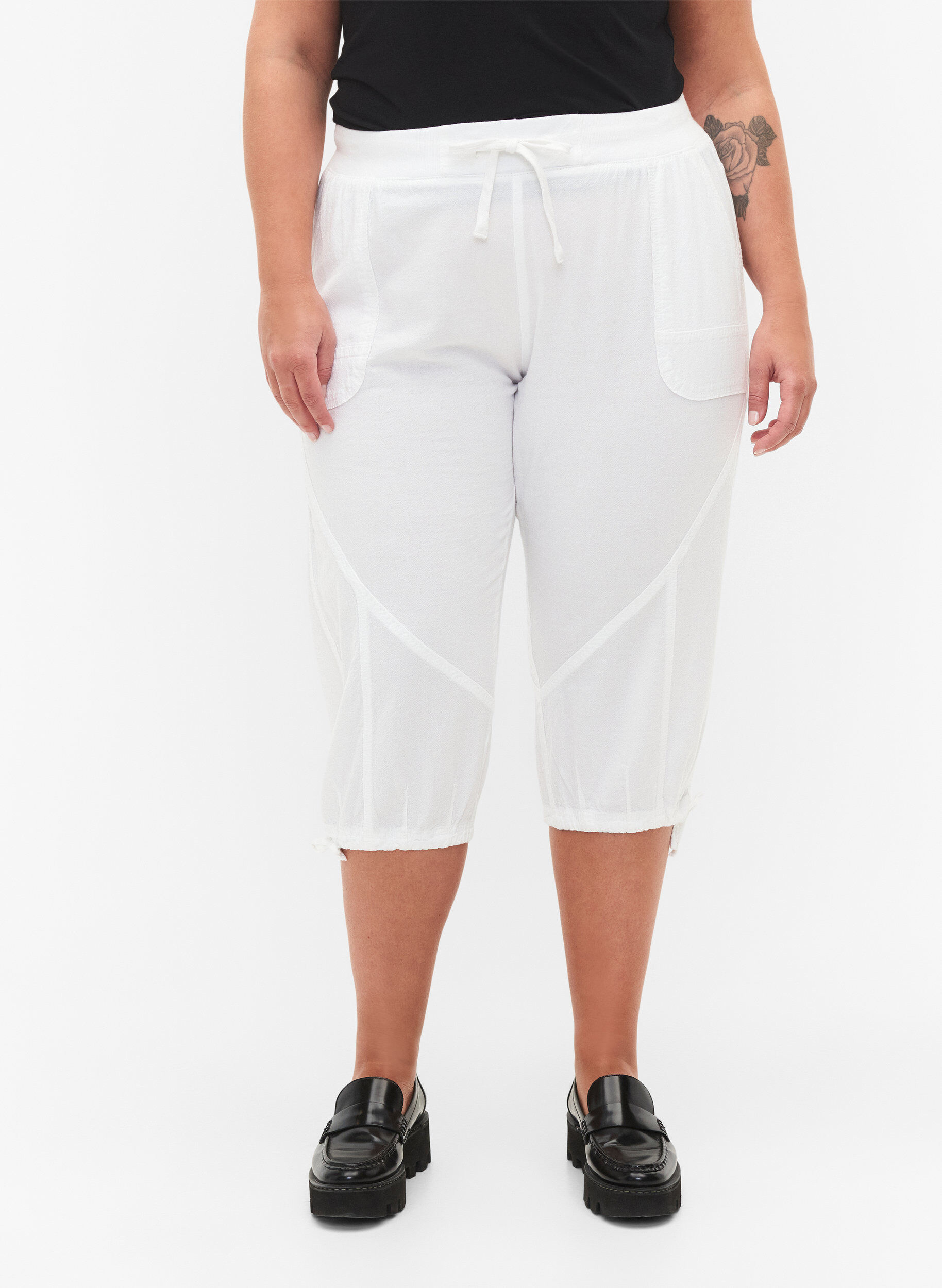 ZizziKnickers i bomuld, Hvid, Model image number 3