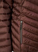 Letv&aelig;gts jakke med h&aelig;tte, Brun, Packshot image number 3