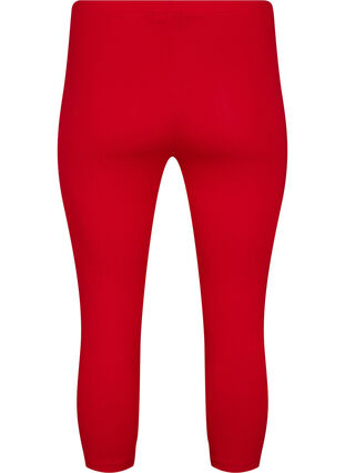 Basis 3/4 leggings i viskose, Tango Red, Packshot image number 1