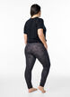 Viskose leggings med print, Sort, Model image number 2