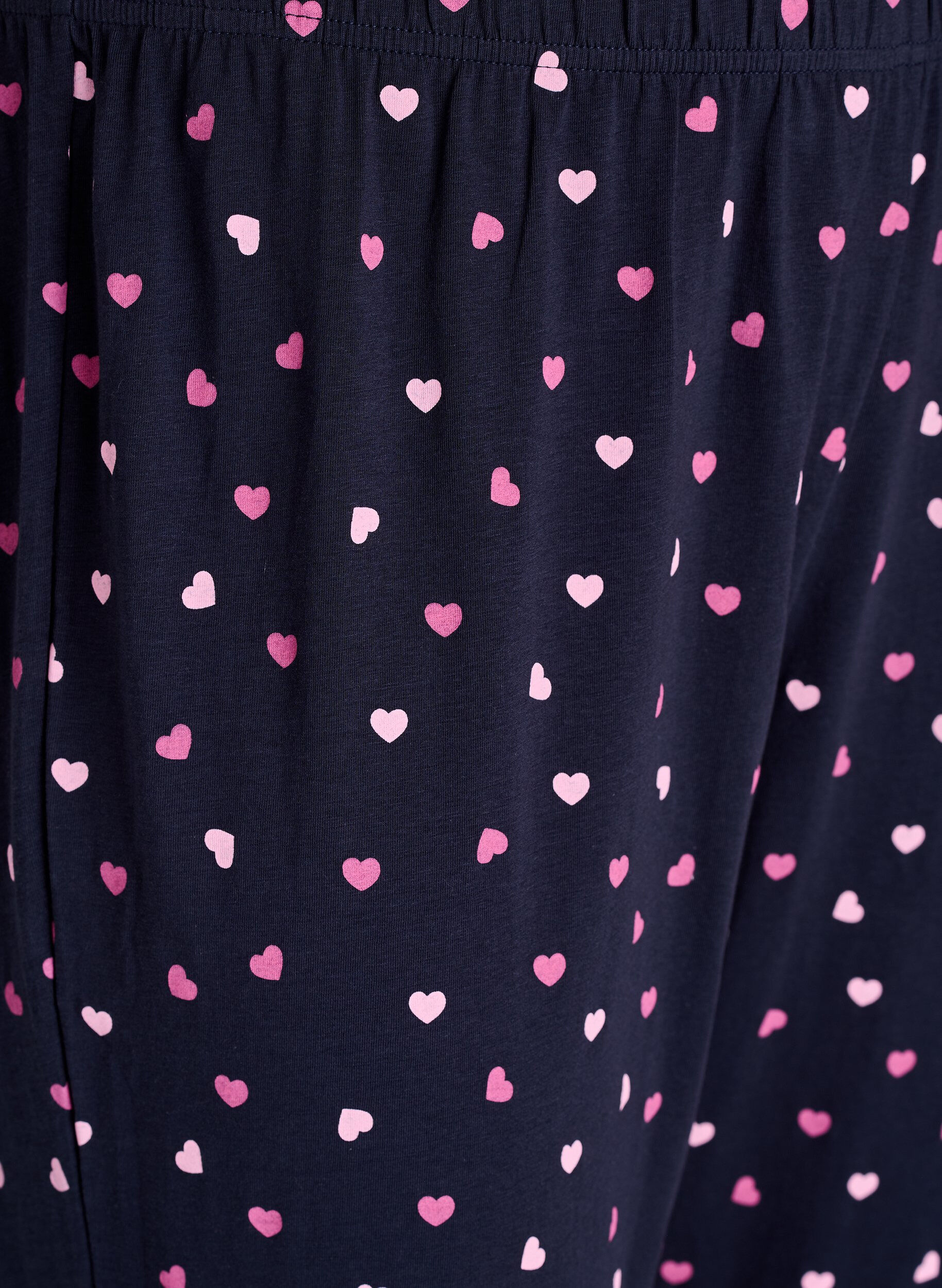 Zizzi Natbukser med print, Bl&aring;, Packshot image number 2