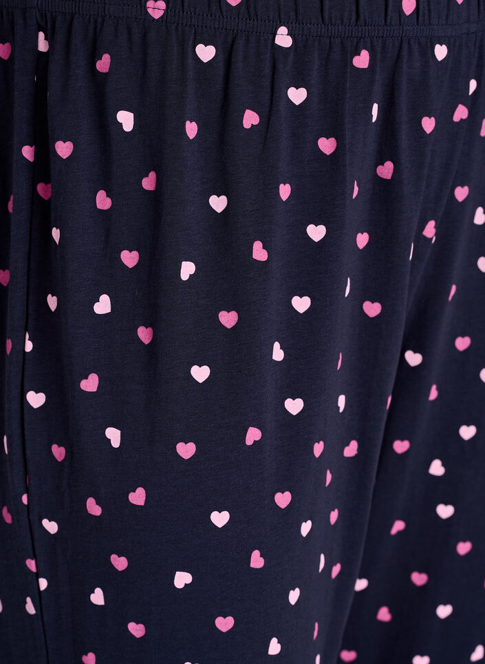 Natbukser med print, Bl&aring;, Packshot image number 2