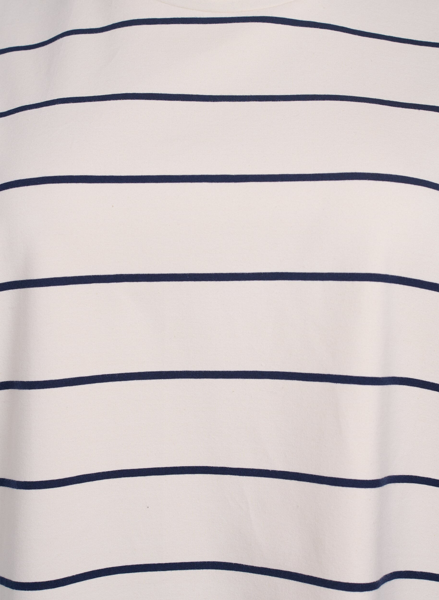 Zizzi Kort jerseykjole med striber, Beige, Packshot image number 2