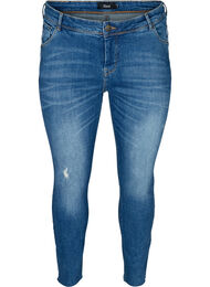 Cropped Amy jeans, Dark blue denim