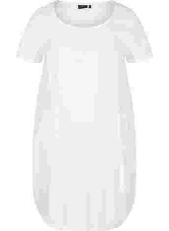 Kortærmet kjole i bomuld