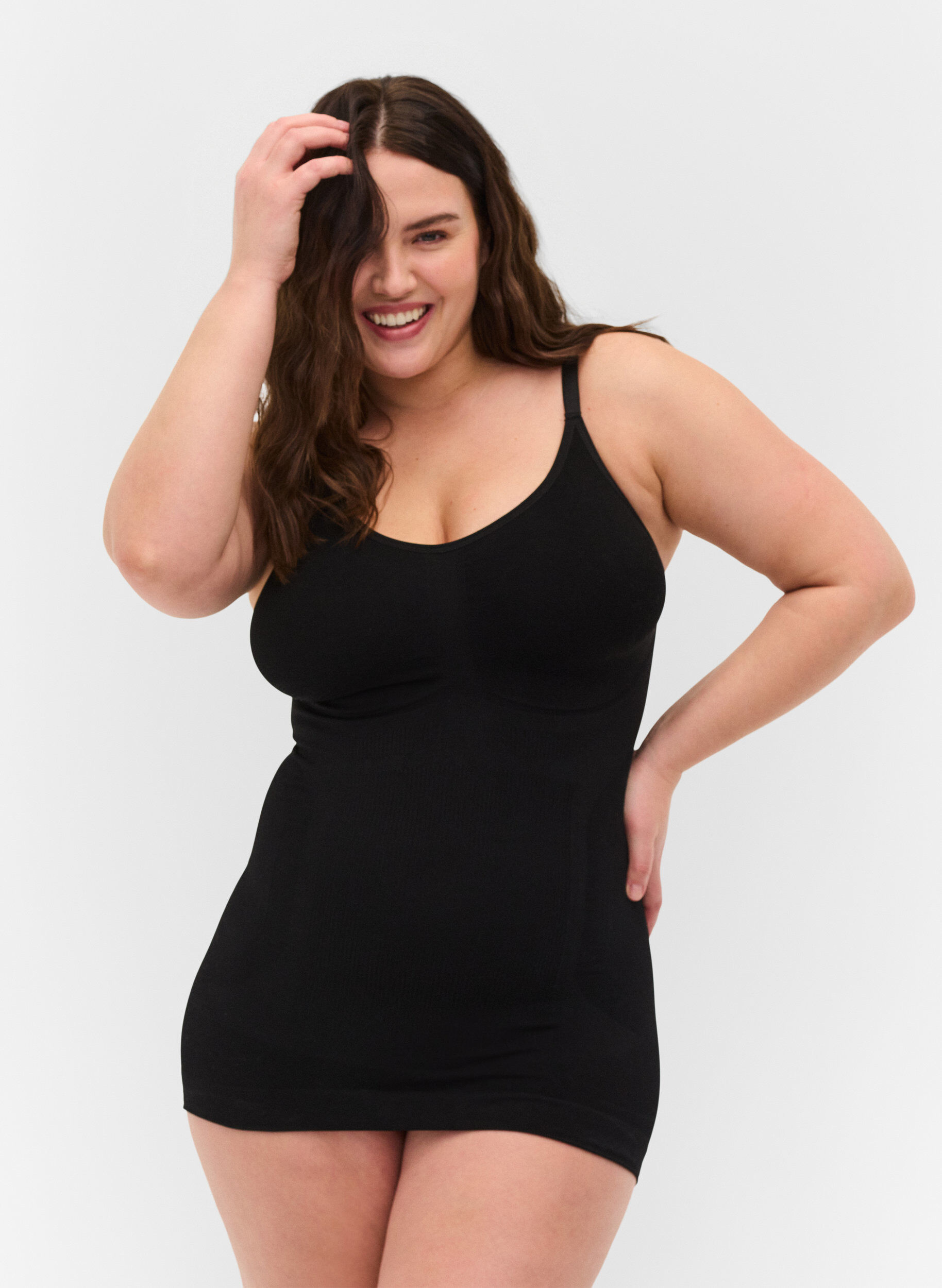 Shapewear stroptop., Sort, Model