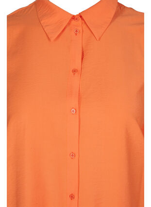 Lang skjorte i viskose , Celosia Orange, Packshot image number 2
