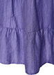 Kjole med struktur og A-form, Lilla, Packshot image number 3