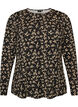 Bluse med lange &aelig;rmer, Sort, Packshot image number 0
