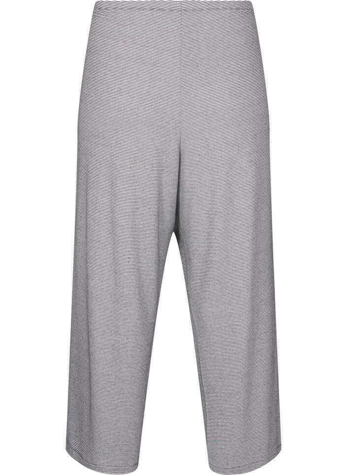 Natbukser med lommer, Striped DGM , Packshot image number 1