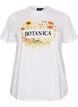 T-shirt i &oslash;kologisk bomuld med frontmotiv, Hvid, Packshot image number 0