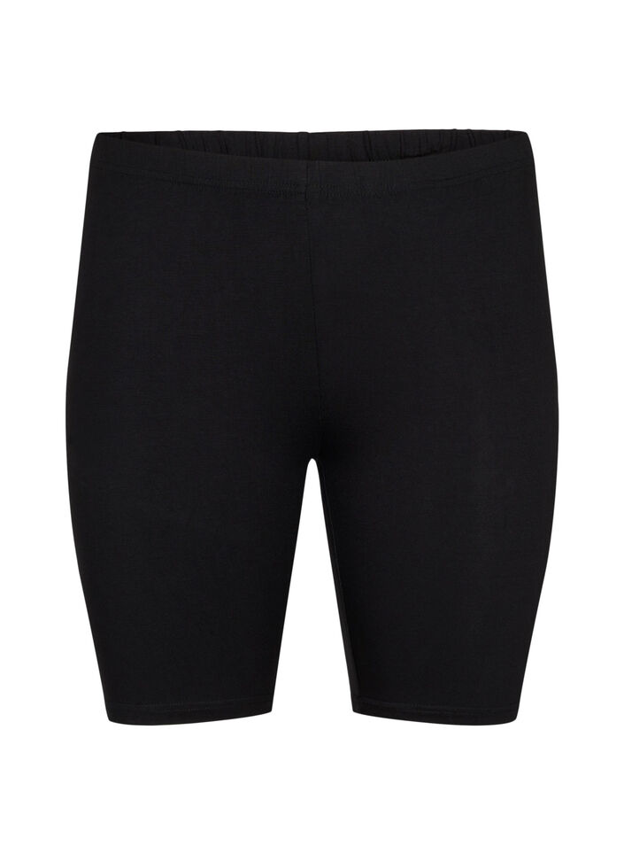 2-pak cykelshorts i viskose, Beige, Packshot image number 3