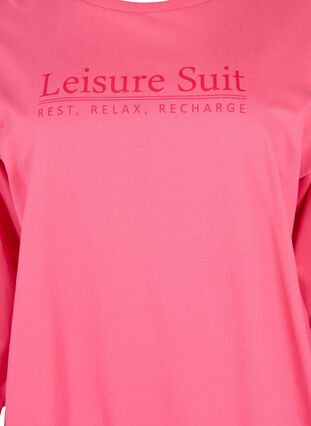 Sweatshirt i bomuld med tekstprint, Hot P. w. Lesuire S., Packshot image number 2