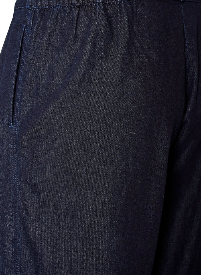 Balloon jeans med h&oslash;j talje, Bl&aring;, Packshot image number 3