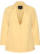Klassisk blazer med knaplukning, Gul, Packshot image number 0