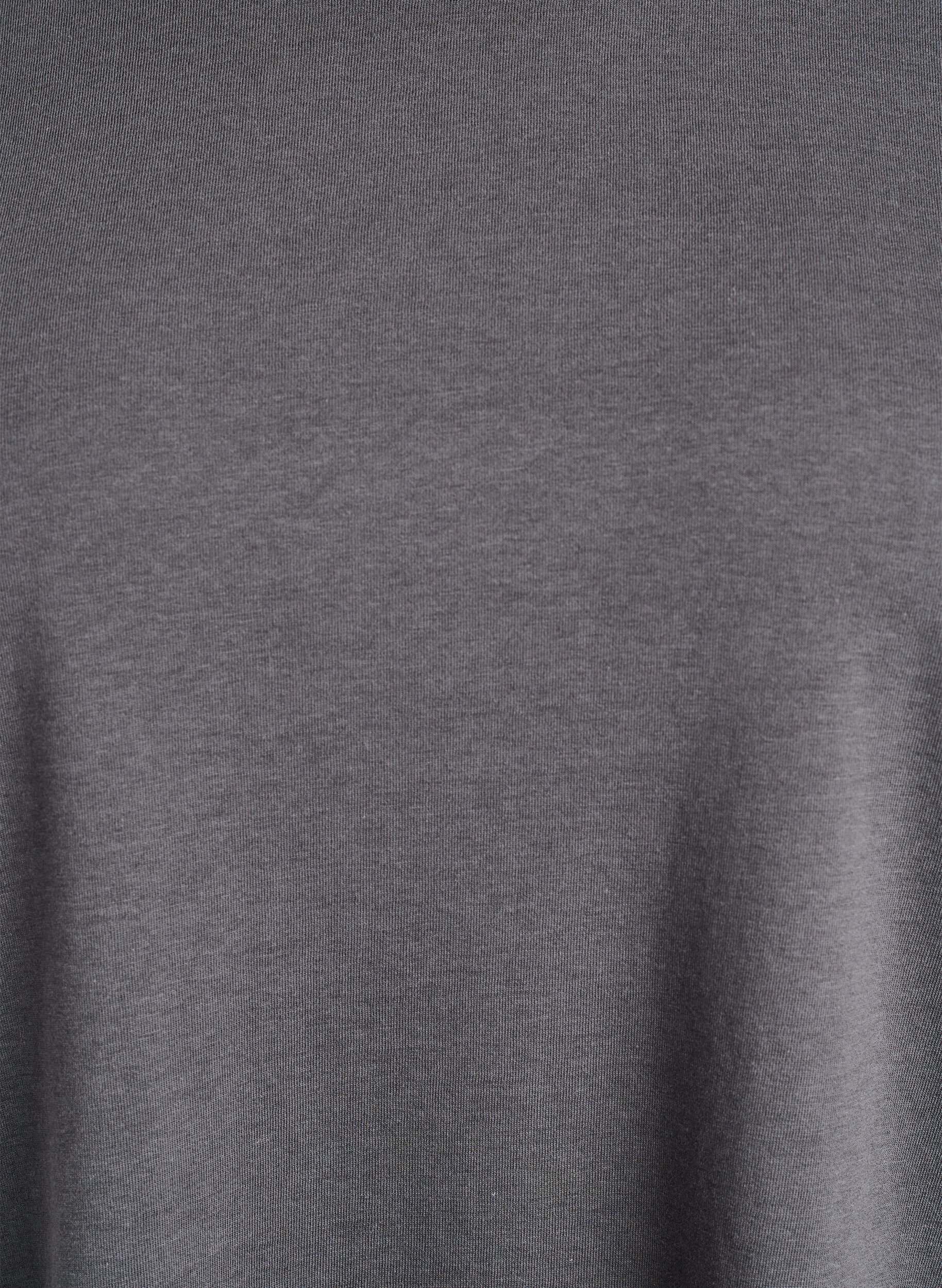 ZizziKort&aelig;rmet t-shirt i bomuldsblanding, Gr&aring;, Packshot image number 2
