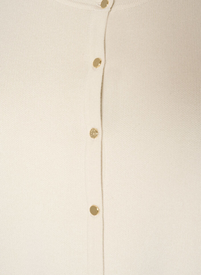 Strikvest med blondekant, Vanilla, Packshot image number 2