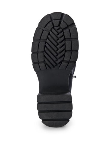 Lange wide fit støvler med stretch, Black, Packshot image number 2