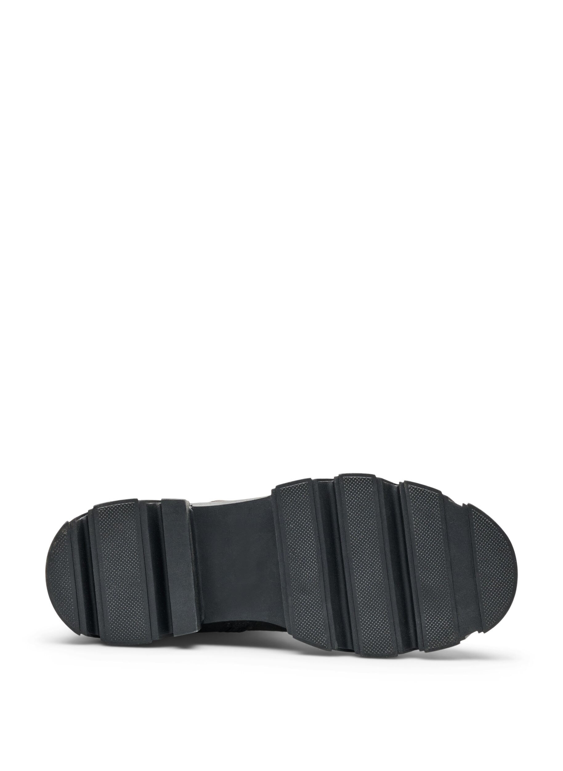 ZizziChunky st&oslash;vle i imiteret ruskind, Brun, Packshot image number 4