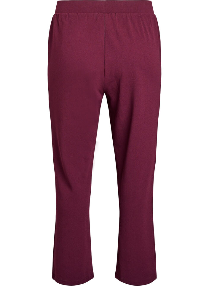Bukser med straight fit, R&oslash;d, Packshot image number 1