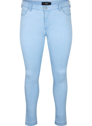 Viona jeans med regulær talje, Ex Lt Blue, Packshot image number 0