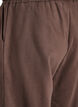 Sweatpants med h&oslash;j talje og lommer, Brun, Packshot image number 3