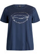 T-shirt med motiv, Bl&aring;, Packshot image number 0