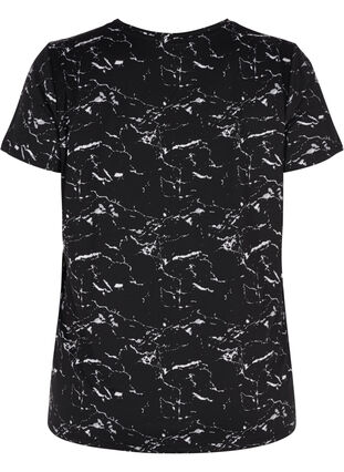 Trænings t-shirt, Black/Marble, Packshot image number 1