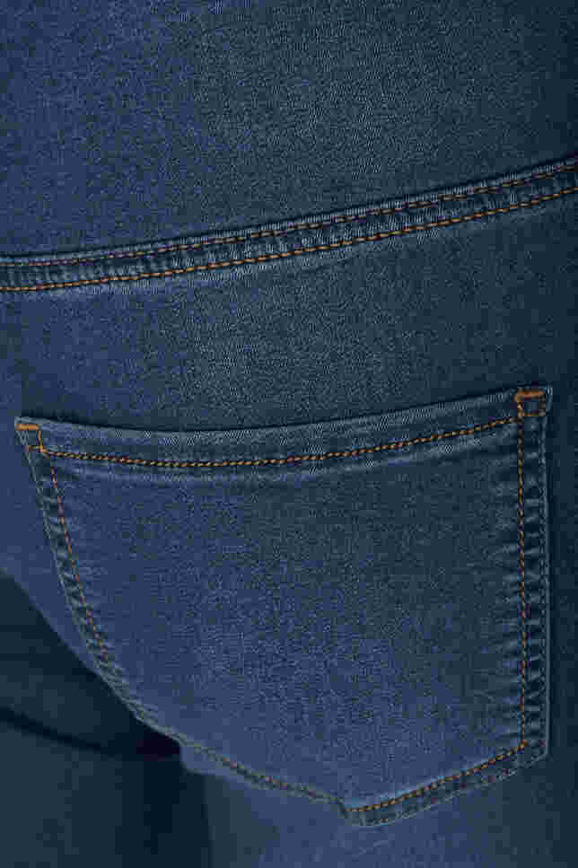 Ekstra slim Nille jeans med høj talje, Blue d. washed, Packshot image number 3