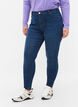 Jeggings i bomuldsblanding, Blue denim, Model image number 2