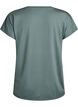 L&oslash;s tr&aelig;nings t-shirt med v-hals, Gr&oslash;n, Packshot image number 1