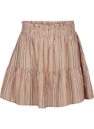 Kort nederdel med striber, Rose Smoke stripe, Packshot image number 0