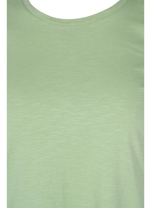 2-pak kortærmet t-shirt i bomuld, Navy B/Reseda, Packshot image number 3