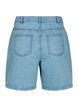 Denim shorts med høj talje, Light Blue Denim, Packshot image number 1