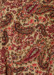 Viskosebluse med paisleyprint og firkantet udsk&aelig;ring, Brun, Packshot image number 2