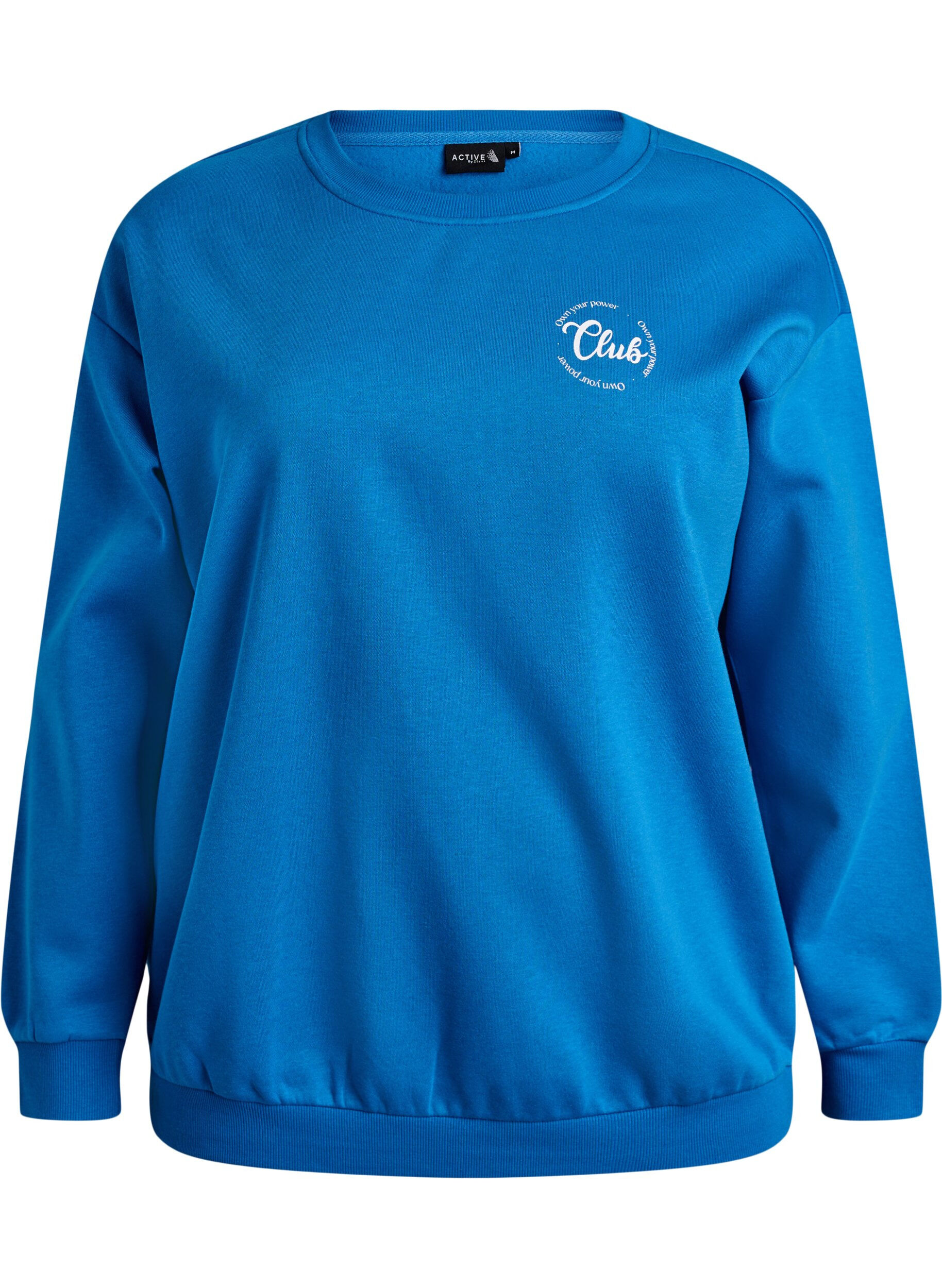 Sweatshirt med tekstprint