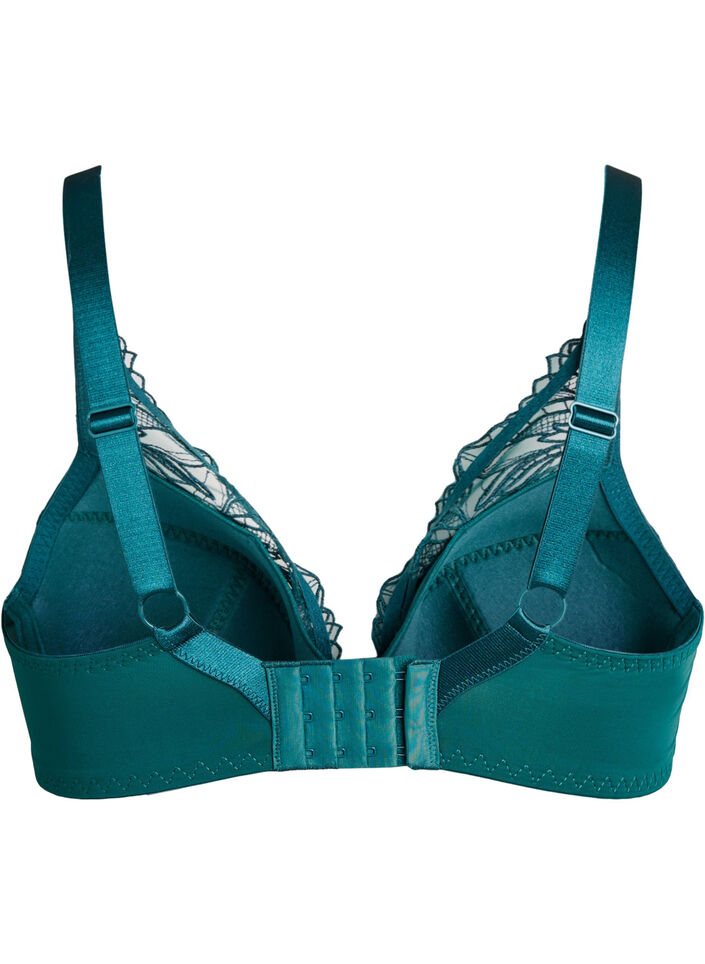 Vatteret blonde bh med b&oslash;jle , Gr&oslash;n, Packshot image number 1