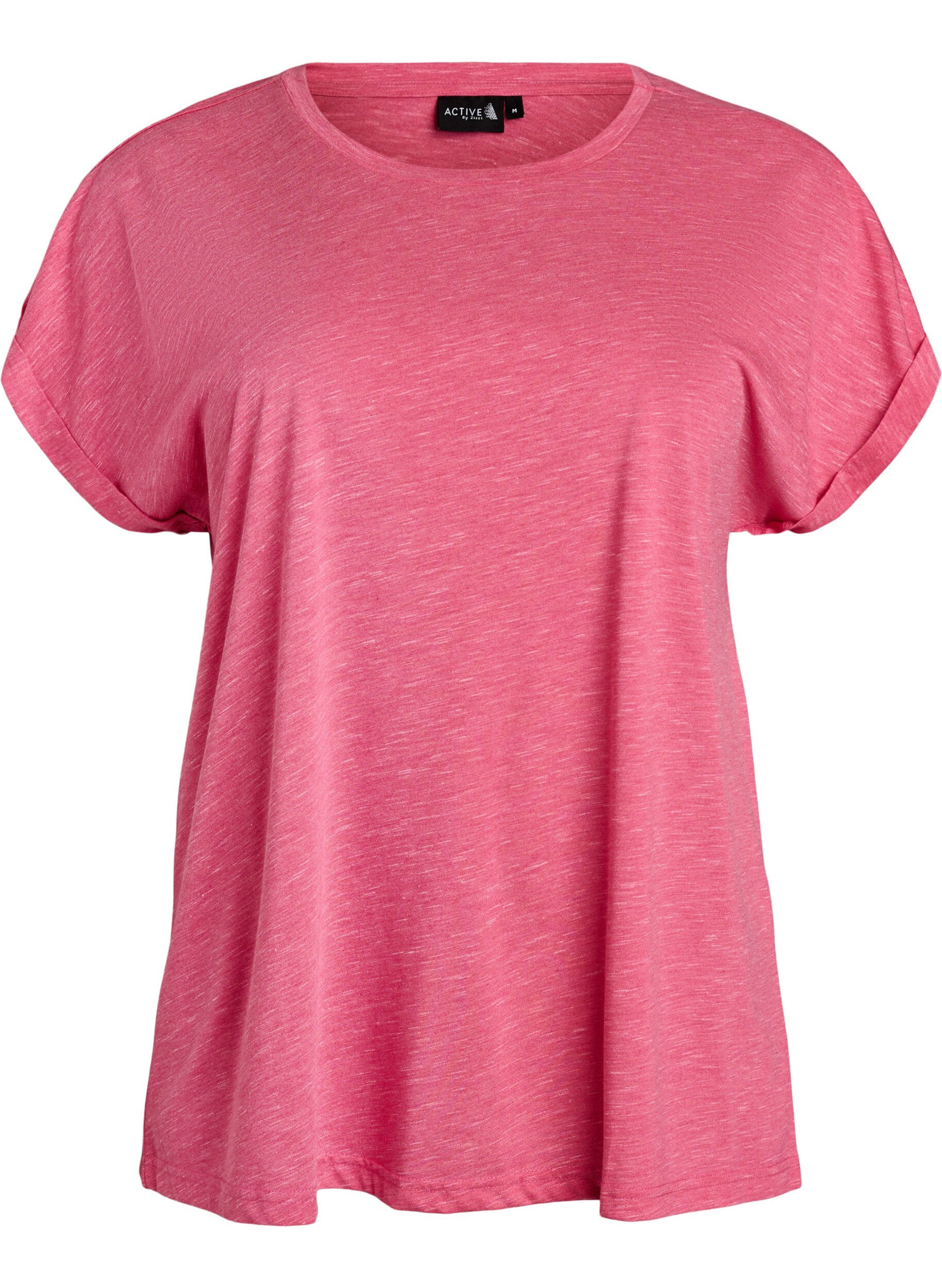 L&oslash;s tr&aelig;nings t-shirt med korte &aelig;rmer