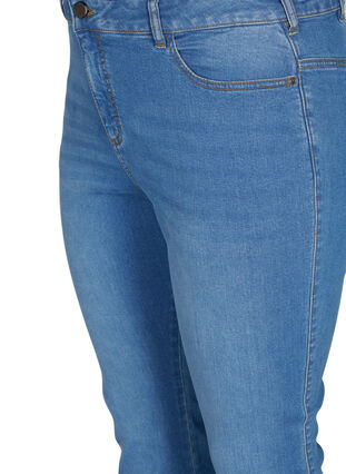 Højtaljet Ellen bootcut jeans, Light blue, Packshot image number 2