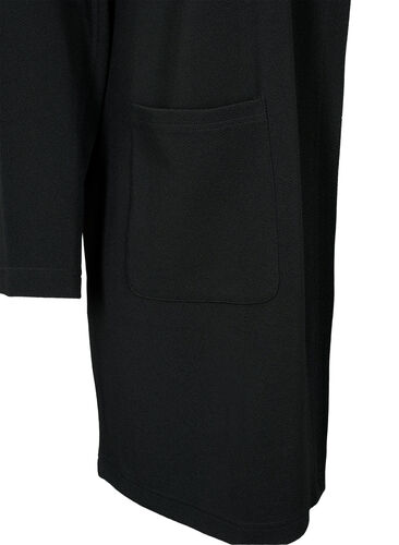 FLASH - Lang blazer med lommer, Black, Packshot image number 3