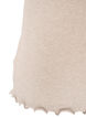 Ribtop med blondekant, Beige, Packshot image number 3