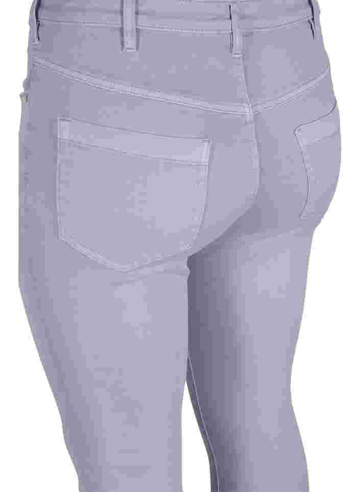 Super slim Amy jeans med høj talje, Lavender, Packshot image number 3